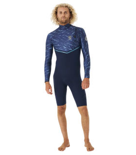 RIP CURL E6 E-BOMB 2/2 - TRAJE DE NEOPRENO LARGO CORTO