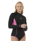 RIP CURL G-BOMB STEPHANIE GILMORE 1.5MM LONG SLEEVE BACK ZIP SHORTY  - TRAJE DE SURF MUJER