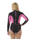 RIP CURL G-BOMB STEPHANIE GILMORE 1.5MM LONG SLEEVE BACK ZIP SHORTY  - TRAJE DE SURF MUJER