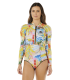 RIP CURL G-BOMB 1.5MM LONG SLEEVE CHEST ZIP SHORTY  - TRAJE DE SURF MUJER