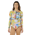 RIP CURL G-BOMB 1.5MM LONG SLEEVE CHEST ZIP SHORTY  - TRAJE DE SURF MUJER