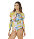 RIP CURL G-BOMB 1.5MM LONG SLEEVE CHEST ZIP SHORTY  - TRAJE DE SURF MUJER