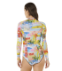 RIP CURL G-BOMB 1.5MM LONG SLEEVE CHEST ZIP SHORTY  - TRAJE DE SURF MUJER