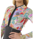 RIP CURL G-BOMB 1.5MM LONG SLEEVE CHEST ZIP SHORTY  - TRAJE DE SURF MUJER