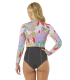 RIP CURL G-BOMB 1.5MM LONG SLEEVE CHEST ZIP SHORTY  - TRAJE DE SURF MUJER