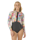 RIP CURL G-BOMB 1.5MM LONG SLEEVE CHEST ZIP SHORTY  - TRAJE DE SURF MUJER