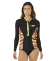 RIP CURL G-BOMB 1.5MM SHORTY X FARM RIO   - TRAJE DE SURF MUJER