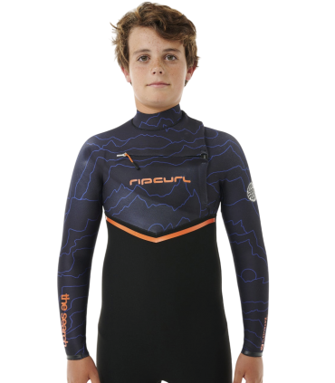 RIP CURL KIDS FLASHBOMB 3/2 CHEST ZIP – TRAJE DE NEOPRENO NIÑO | NEOPRENO SURF INFANTIL