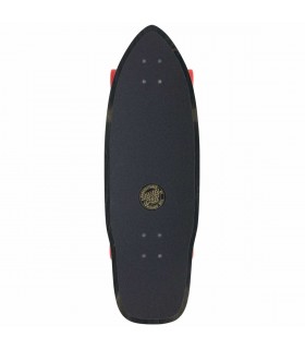 SANTA CRUZ X CARVER - FLAMED NOT A DOG 9.75" X 29.95"