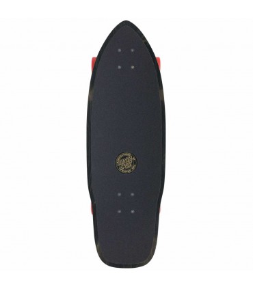 SANTA CRUZ X CARVER - FLAMED NOT A DOG 9.75" X 29.95"