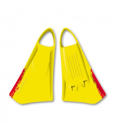 SNIPER OPTION 2 YELLOW RED - ALETAS DE BODYBOARD AMARILLO-ROJO