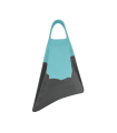 PRIDE VULCAN V1 DARK GREY/TURQUOISE - ALETAS DE BODYBOARD