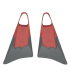 PRIDE VULCAN V1 CORAL/DARK GREY - ALETAS DE BODYBOARD