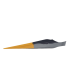 PRIDE VULCAN 2 YELLOW/DGREY/BLACK - ALETAS DE BODYBOARD