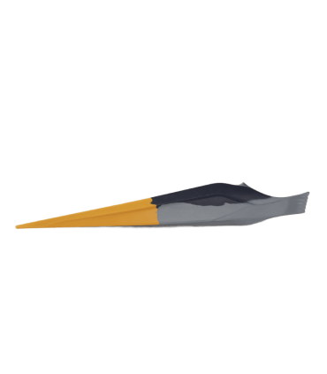 PRIDE VULCAN 2 YELLOW/DGREY/BLACK - ALETAS DE BODYBOARD